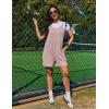 image:imageEkouaer Rompers for Women Casual Loose Sleeveless Overalls Shorts Knit Jumpsuits 2026 Summer Vacation Beach OutfitsBrown
