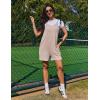 image:imageEkouaer Rompers for Women Casual Loose Sleeveless Overalls Shorts Knit Jumpsuits 2026 Summer Vacation Beach OutfitsLight Khaki