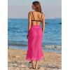 image:imageEkouaer Women Sarong Chiffon Bathing Suit Cover Up Long Beach Bikini Wraps Sheer Swim Suit Coverup 2026 Pareo for WomenRose