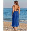 image:imageEkouaer Women Sarong Chiffon Bathing Suit Cover Up Long Beach Bikini Wraps Sheer Swim Suit Coverup 2026 Pareo for WomenSky Blue