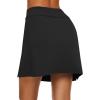 image:imageEkouaer Womens Active Performance Skort Lightweight Skirt for Running Tennis Golf Workout SportsAblack