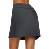 image:imageEkouaer Womens Active Performance Skort Lightweight Skirt for Running Tennis Golf Workout SportsAdark Grey