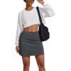 image:imageEkouaer Womens Active Performance Skort Lightweight Skirt for Running Tennis Golf Workout SportsAdark Grey