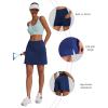 image:imageEkouaer Womens Active Performance Skort Lightweight Skirt for Running Tennis Golf Workout SportsAnavy Blue
