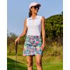 image:imageEkouaer Womens Active Performance Skort Lightweight Skirt for Running Tennis Golf Workout SportsApink Floral