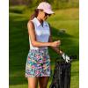 image:imageEkouaer Womens Active Performance Skort Lightweight Skirt for Running Tennis Golf Workout SportsApink Floral