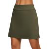 image:imageEkouaer Womens Active Performance Skort Lightweight Skirt for Running Tennis Golf Workout SportsArmygreen