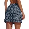 image:imageEkouaer Womens Active Performance Skort Lightweight Skirt for Running Tennis Golf Workout SportsBlack Flower