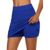 image:imageEkouaer Womens Active Performance Skort Lightweight Skirt for Running Tennis Golf Workout SportsBlue