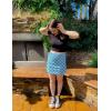 image:imageEkouaer Womens Active Performance Skort Lightweight Skirt for Running Tennis Golf Workout SportsBlue Floral