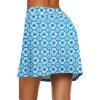 image:imageEkouaer Womens Active Performance Skort Lightweight Skirt for Running Tennis Golf Workout SportsBlue Floral