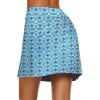 image:imageEkouaer Womens Active Performance Skort Lightweight Skirt for Running Tennis Golf Workout SportsBlue Ocean