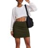 image:imageEkouaer Womens Active Performance Skort Lightweight Skirt for Running Tennis Golf Workout SportsBpocketsarmy Green