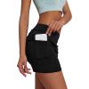 image:imageEkouaer Womens Active Performance Skort Lightweight Skirt for Running Tennis Golf Workout SportsBpocketsblack