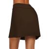 image:imageEkouaer Womens Active Performance Skort Lightweight Skirt for Running Tennis Golf Workout SportsBrown