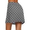 image:imageEkouaer Womens Active Performance Skort Lightweight Skirt for Running Tennis Golf Workout SportsCircle Floral