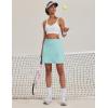image:imageEkouaer Womens Active Performance Skort Lightweight Skirt for Running Tennis Golf Workout SportsGreen