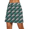 image:imageEkouaer Womens Active Performance Skort Lightweight Skirt for Running Tennis Golf Workout SportsGreen Flower