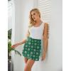 image:imageEkouaer Womens Active Performance Skort Lightweight Skirt for Running Tennis Golf Workout SportsGreen Print