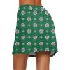 image:imageEkouaer Womens Active Performance Skort Lightweight Skirt for Running Tennis Golf Workout SportsGreen Print