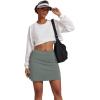 image:imageEkouaer Womens Active Performance Skort Lightweight Skirt for Running Tennis Golf Workout SportsGrey Sage