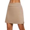 image:imageEkouaer Womens Active Performance Skort Lightweight Skirt for Running Tennis Golf Workout SportsKhaki