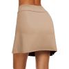 image:imageEkouaer Womens Active Performance Skort Lightweight Skirt for Running Tennis Golf Workout SportsKhaki