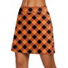 image:imageEkouaer Womens Active Performance Skort Lightweight Skirt for Running Tennis Golf Workout SportsLantern Orange