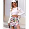 image:imageEkouaer Womens Active Performance Skort Lightweight Skirt for Running Tennis Golf Workout SportsMixed Floral