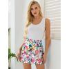 image:imageEkouaer Womens Active Performance Skort Lightweight Skirt for Running Tennis Golf Workout SportsMixed Floral