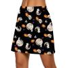 image:imageEkouaer Womens Active Performance Skort Lightweight Skirt for Running Tennis Golf Workout SportsMulti Orange