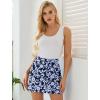 image:imageEkouaer Womens Active Performance Skort Lightweight Skirt for Running Tennis Golf Workout SportsNavy Flower
