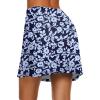 image:imageEkouaer Womens Active Performance Skort Lightweight Skirt for Running Tennis Golf Workout SportsNavy Flower