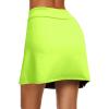 image:imageEkouaer Womens Active Performance Skort Lightweight Skirt for Running Tennis Golf Workout SportsNeon Green
