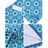 image:imageEkouaer Womens Active Performance Skort Lightweight Skirt for Running Tennis Golf Workout SportsOcean Flower