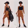 image:imageEkouaer Womens Active Performance Skort Lightweight Skirt for Running Tennis Golf Workout SportsOrange Print