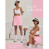 image:imageEkouaer Womens Active Performance Skort Lightweight Skirt for Running Tennis Golf Workout SportsPink