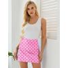 image:imageEkouaer Womens Active Performance Skort Lightweight Skirt for Running Tennis Golf Workout SportsPink Leaf Print