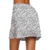 image:imageEkouaer Womens Active Performance Skort Lightweight Skirt for Running Tennis Golf Workout SportsPolka Dots