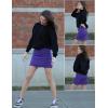 image:imageEkouaer Womens Active Performance Skort Lightweight Skirt for Running Tennis Golf Workout SportsPurple