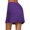 image:imageEkouaer Womens Active Performance Skort Lightweight Skirt for Running Tennis Golf Workout SportsPurple