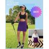 image:imageEkouaer Womens Active Performance Skort Lightweight Skirt for Running Tennis Golf Workout SportsPurple
