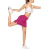 image:imageEkouaer Womens Active Performance Skort Lightweight Skirt for Running Tennis Golf Workout SportsRose Red