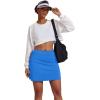 image:imageEkouaer Womens Active Performance Skort Lightweight Skirt for Running Tennis Golf Workout SportsSparkle Blue