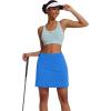 image:imageEkouaer Womens Active Performance Skort Lightweight Skirt for Running Tennis Golf Workout SportsSparkle Blue