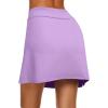 image:imageEkouaer Womens Active Performance Skort Lightweight Skirt for Running Tennis Golf Workout SportsViolets