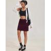 image:imageEkouaer Womens Active Performance Skort Lightweight Skirt for Running Tennis Golf Workout SportsWine Red