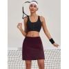 image:imageEkouaer Womens Active Performance Skort Lightweight Skirt for Running Tennis Golf Workout SportsWine Red