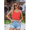 image:imageEkouaer Womens Bathing Suit Cover Up Sleeveless V Neck Swimsuit Coverups Summer Swimwear Beach Cover Ups with PocketsCoral