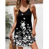 image:imageEkouaer Womens Bathing Suit Cover Up Sleeveless V Neck Swimsuit Coverups Summer Swimwear Beach Cover Ups with PocketsFloral Black